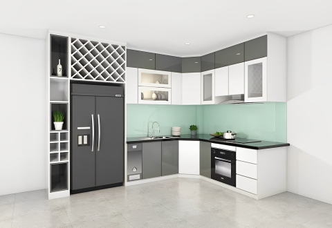 Top 50+ Mẫu Tủ Bếp Hình Chữ L Đẹp, Hiện Đại