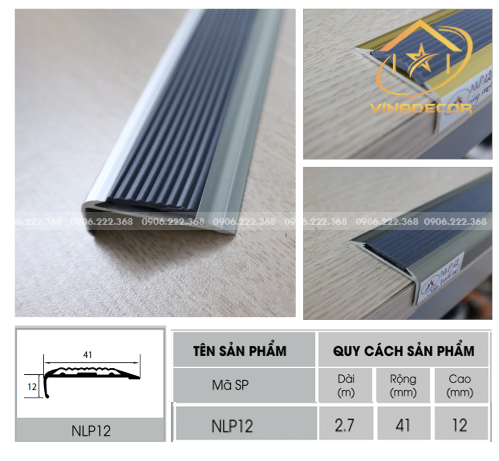 NẸP MŨI BẬC NLP12