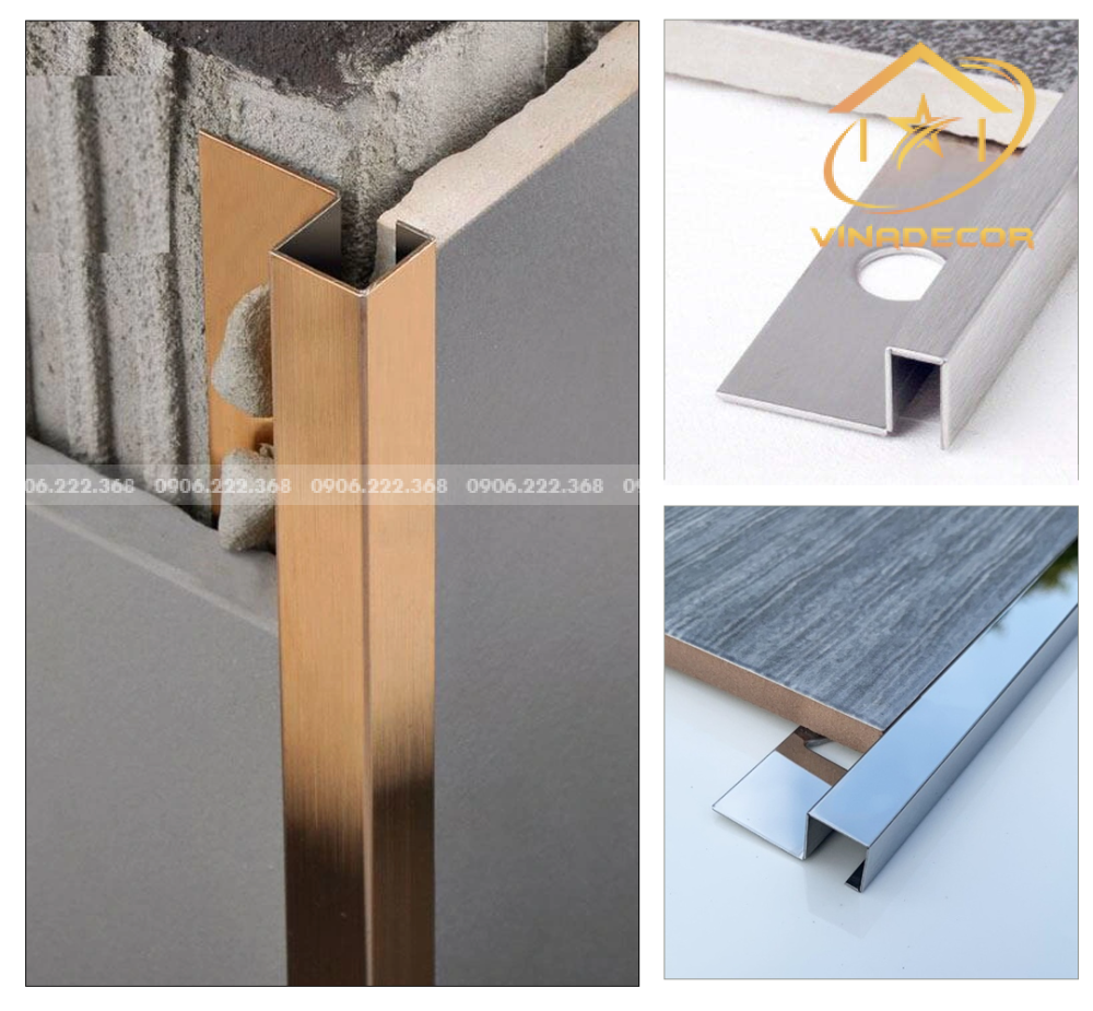 NẸP KT VUÔNG INOX